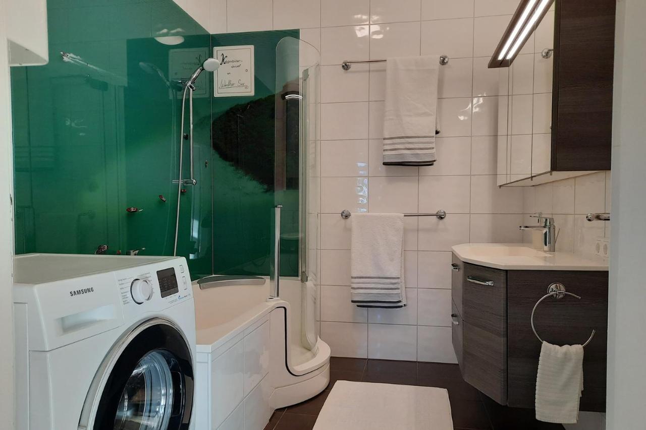 Das Karawankenplatz! Haus Der Geschenke-Carinthia Apartment เวลเดน อัม เวิร์ทเทอร์ซี ภายนอก รูปภาพ