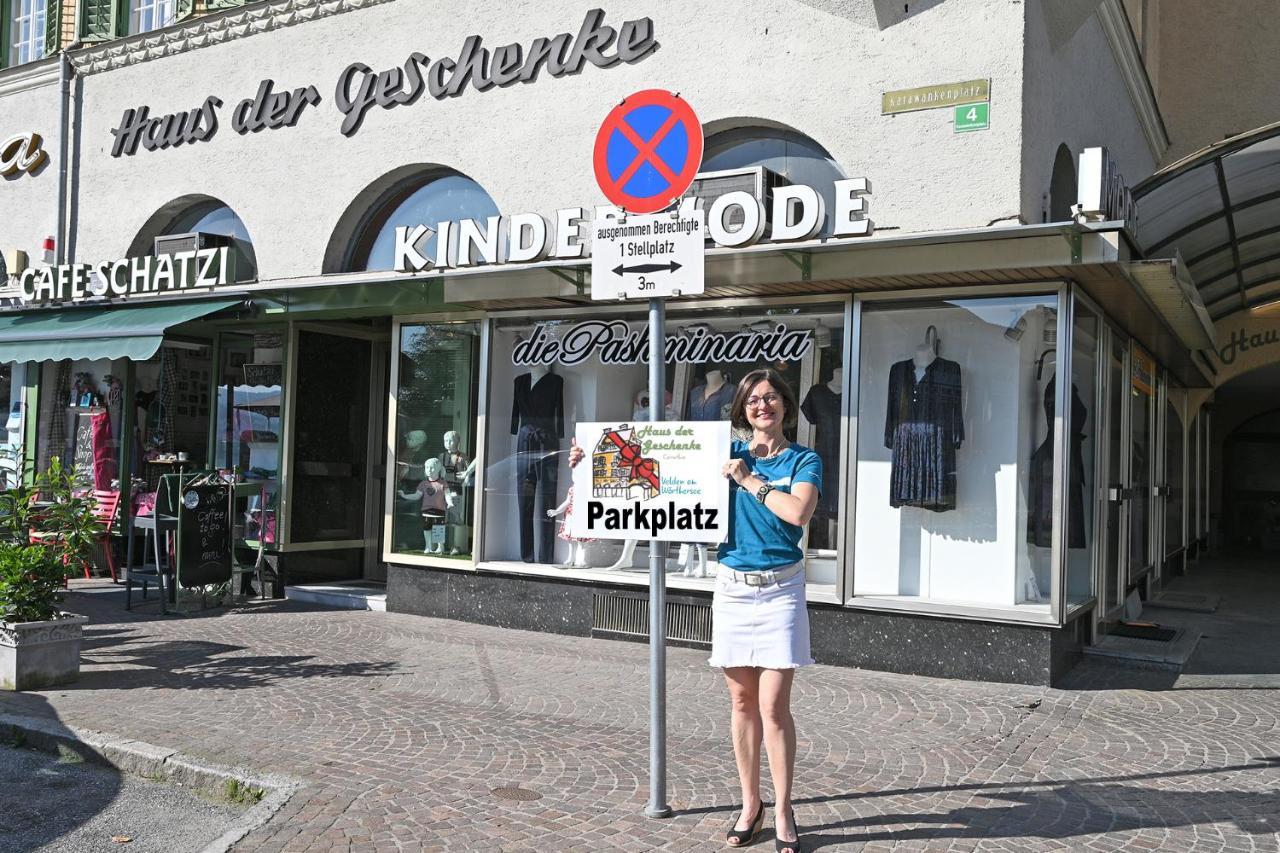 Das Karawankenplatz! Haus Der Geschenke-Carinthia Apartment เวลเดน อัม เวิร์ทเทอร์ซี ภายนอก รูปภาพ